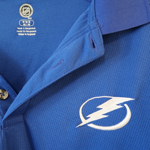 Tampa Bay Lightning: Men’s Polo - Size Medium - Picture 3 of 6